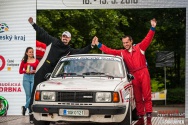 Rallye Český Krumlov: Vítězové v kategorii historických automobilů Frei a Šlegl